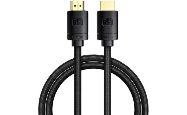Baseus High-Definition Series 2.1 HDMI 8K to HDMI 8K Adapter Cable - Black